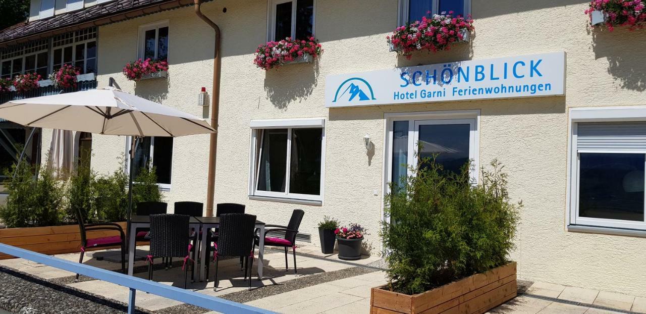 Schoenblick Hotel Garni Ferienwohnungen Lindenberg im Allgäu Eksteriør bilde